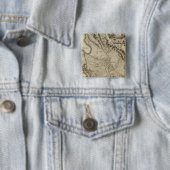 Badge Carré 5 Cm Cap de Bonne-Espérance 2 (En situation)
