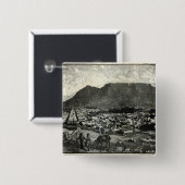 Badge Carré 5 Cm Cape Town (Devant & derrière)