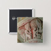 Badge Carré 5 Cm Capital du choeur de 'Babilonia (Devant & derrière)