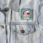 Badge Carré 5 Cm Capitol New Normal (En situation)