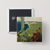 Badge Carré 5 Cm Capri (Devant & derrière)