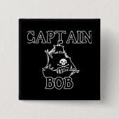 Badge Carré 5 Cm Capt Bob (Devant)