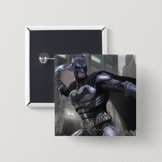 Badge Carré 5 Cm Capture d'écran : Batman (Devant & derrière)