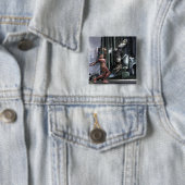 Badge Carré 5 Cm Capture d'écran : Flash vs Grundy 3 (En situation)