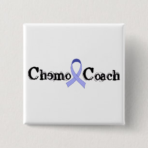 Badge Carré 5 Cm Car de chimio - ruban de bigorneau
