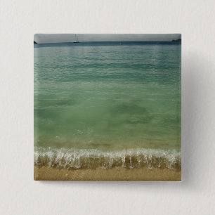 Badge Carré 5 Cm Caraïbes, îles Vierges américaines, Saint-Thoma