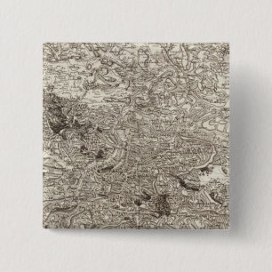 Badge Carré 5 Cm Carcassonne