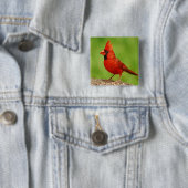 Badge Carré 5 Cm Cardinal (En situation)