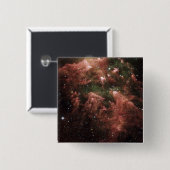 Badge Carré 5 Cm Carina Nebula (Devant & derrière)