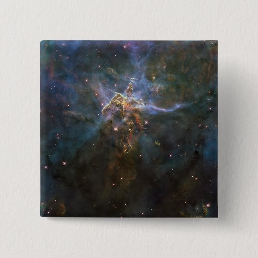 Badge Carré 5 Cm Carina Nebula Etoile Colliers (Devant)
