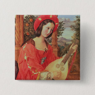 Badge Carré 5 Cm Carla Bianca von Quandt, c.1820 (huile sur la