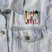 Badge Carré 5 Cm Carottes (En situation)