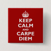 Badge Carré 5 Cm Carpe Diem ! (Devant)