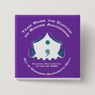 Badge Carré 5 Cm Carré de bouton d'équipe