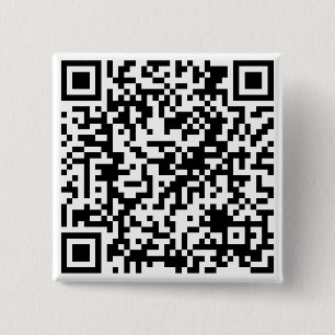 Badge Carré 5 Cm Carré d'URL personnalisé de code QR personnalisé