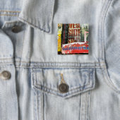 Badge Carré 5 Cm Carré horaire (En situation)