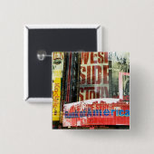 Badge Carré 5 Cm Carré horaire (Devant & derrière)