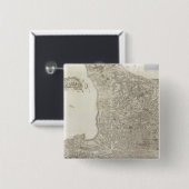 Badge Carré 5 Cm Carte composite de France 2 (Devant & derrière)