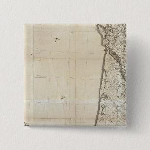 Badge Carré 5 Cm Carte de la France SO