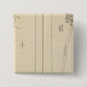 Badge Carré 5 Cm Carte de l'index Columbia County Rensselaer County