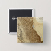 Badge Carré 5 Cm Carte De San Joaquin (Devant & derrière)