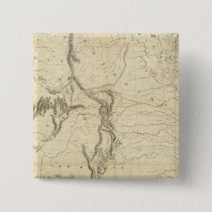 Badge Carré 5 Cm Carte Des États-Unis 2