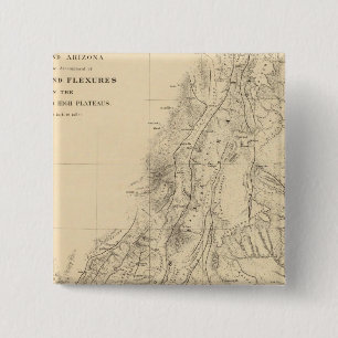 Badge Carré 5 Cm Carte des portions de l'Utah