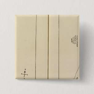 Badge Carré 5 Cm Carte du comté de Westchester, New York