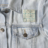 Badge Carré 5 Cm Carte du comté d'Union (En situation)