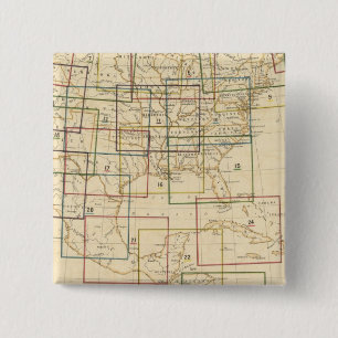 Badge Carré 5 Cm Carte du répertoire Explication des panneaux utili