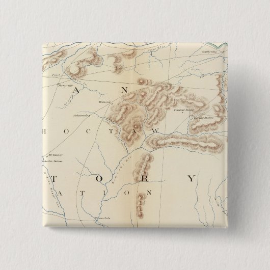 Badge Carré 5 Cm Carte Gén XXIV (Devant)