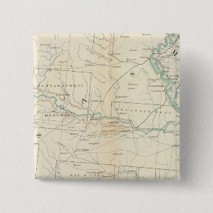 Badge Carré 5 Cm Carte Gén XXVI