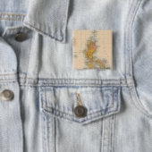 Badge Carré 5 Cm Carte générale no 2 (En situation)