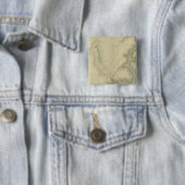 Badge Carré 5 Cm Carte Géologique Du Sud 3 (En situation)