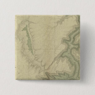 Badge Carré 5 Cm Carte Géologique Du Sud 3