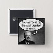 Badge Carré 5 Cm Carter : Ils ne peuvent pas m'appeler le pire ! (Devant & derrière)