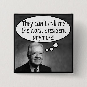 Badge Carré 5 Cm Carter: They can't call me the worst!