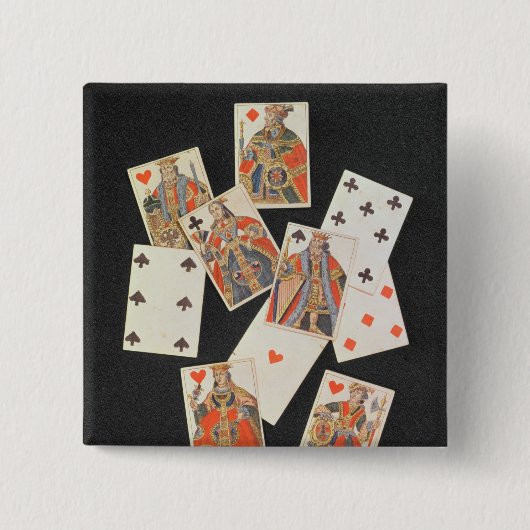 Badge Carré 5 Cm Cartes de jeu (Devant)