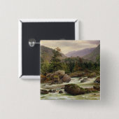 Badge Carré 5 Cm Cascade norvégienne, 1840 (Devant & derrière)