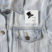 Badge Carré 5 Cm Casquette supérieur (En situation)