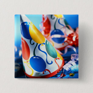Badge Carré 5 Cm Casquettes de partie