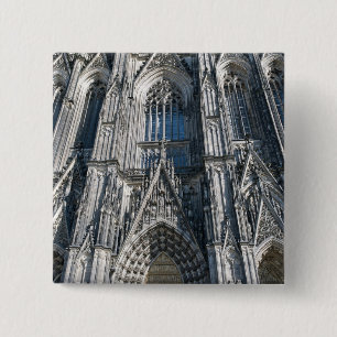 Badge Carré 5 Cm Cathédrale de Cologne