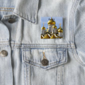 Badge Carré 5 Cm Cathédrale de l'annonce (En situation)