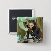 Badge Carré 5 Cm Catwoman (Devant & derrière)