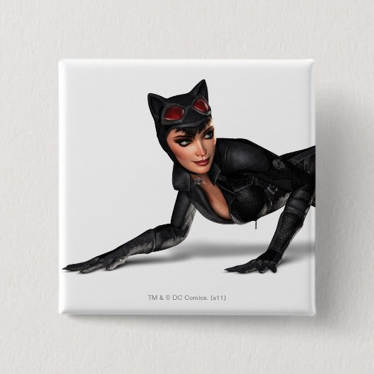 Badge Carré 5 Cm Catwoman Lurking (Devant)