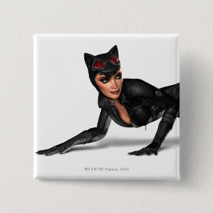 Badge Carré 5 Cm Catwoman Lurking