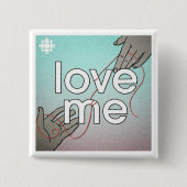 Badge Carré 5 Cm CBC Love Me (Devant)
