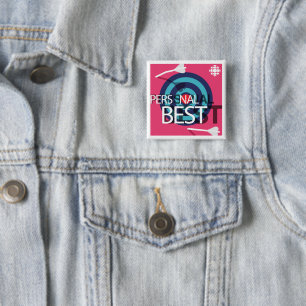 Badge Carré 5 Cm CBC Personal Best