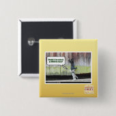 Badge Carré 5 Cm Ce ne serait pas plus facile (Devant & derrière)
