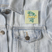 Badge Carré 5 Cm Ceara (En situation)